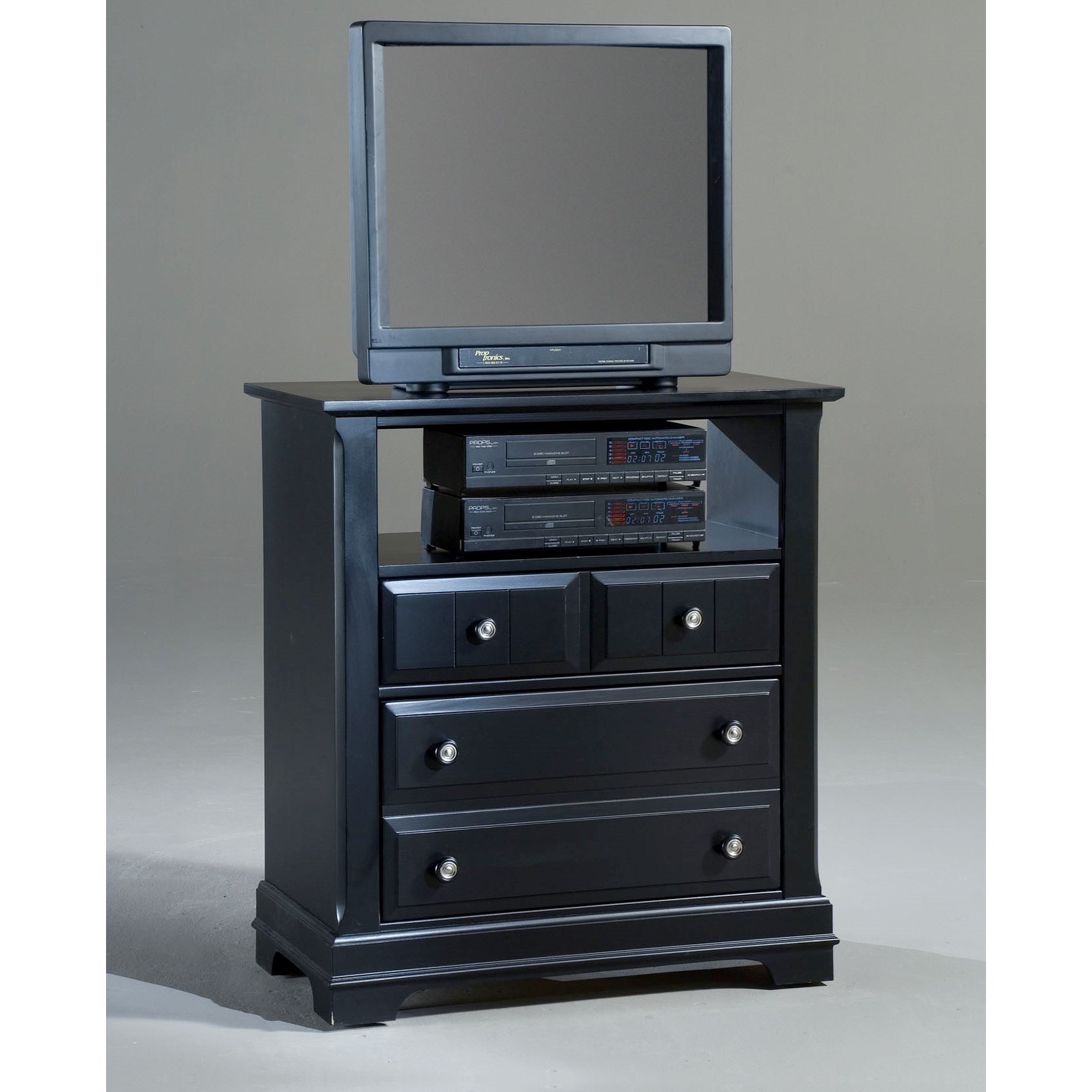 Vaughan Bassett Cottage Media 2 Drawers, Open Shelf Belfort